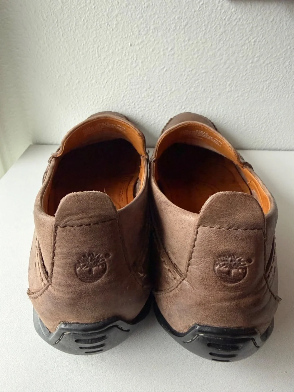 Timberland 97519 Brown Leather Driving Mocs Men’s 11
